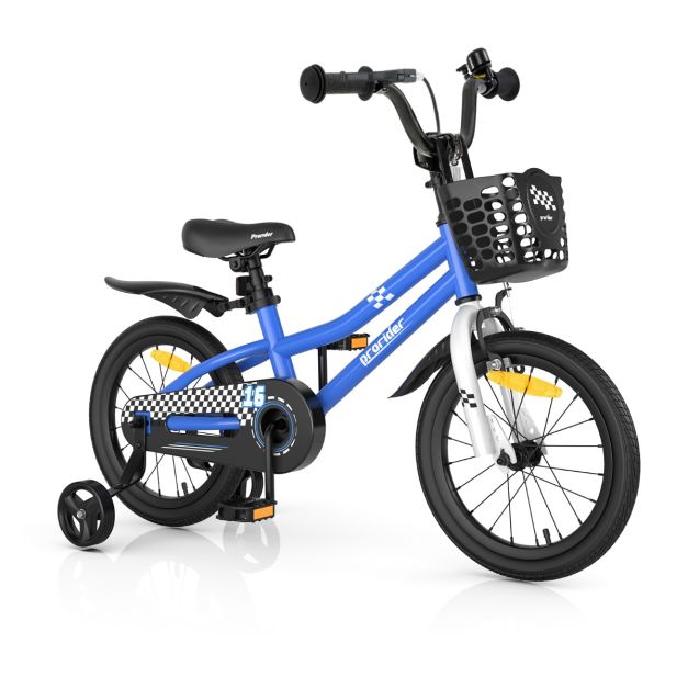 14 16 18 Inch Kids Bike with Training Wheels for Girls Boys
