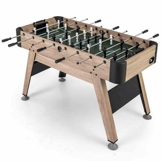 1.2m Foosball Table with Adjustable Leg Levelers for Kids and Adults for Game Rooms