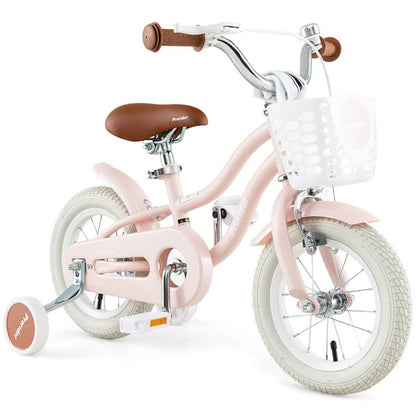 Kids Bike with Front Handbrake and Rear Coaster Brake for 3-4/3-5/4-7/4-8 Years Old