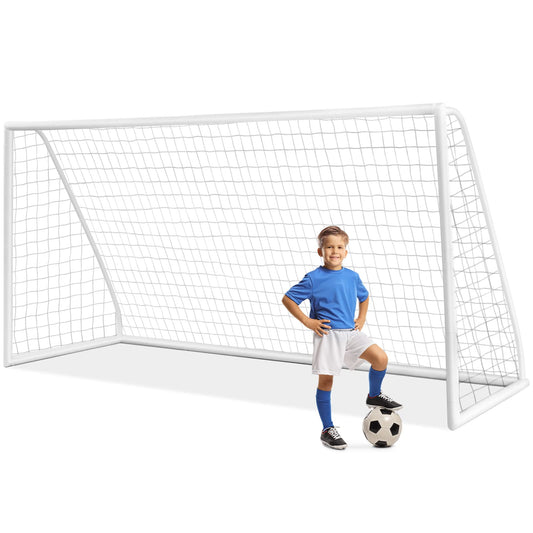 Portable Soccer Goal with Strong PVC Frame & High-Strength Netting