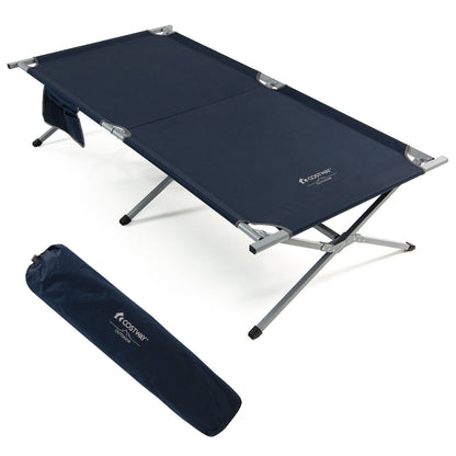 Folding Camping Cot Extra Wide Sleeping Pad for Adults and Children