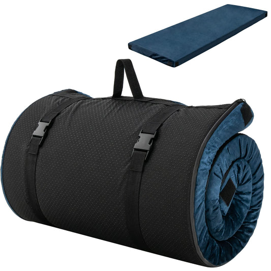 Foldable Camping Mattress with High Density Foam Cushion & Anti-Slip Bottom