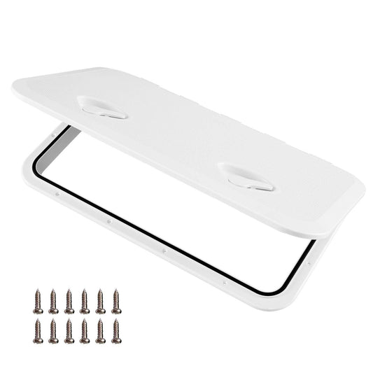 60.5 x 35.5 cm (L x W) Boat Hatch w/ 180°Lid Hinge & Non-Slip Surface