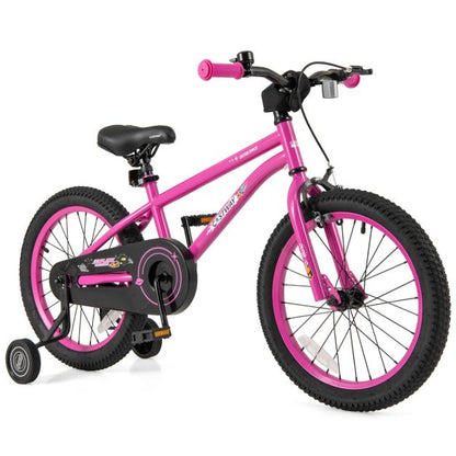 Kids Bike for 4-7 Years Old Sport Bicycle Adjustable with Training Wheels