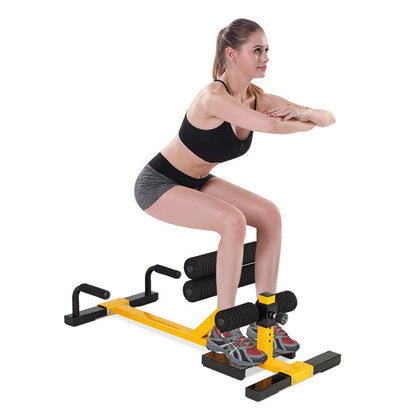 3-in-1 Sissy Squat Push Up Ab Workout Home Gym Sit Up Machine