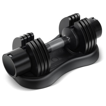 5-in-1 Adjustable Dumbbell Single Dumbbell with Adjustable & Non-Slip Metal Handle