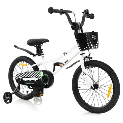 14 16 18 Inch Kids Bike with Training Wheels for Girls Boys