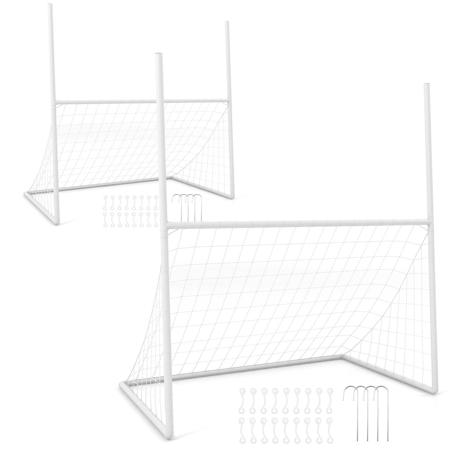 2 in 1 Backyard Football Net with PE Netting for Park