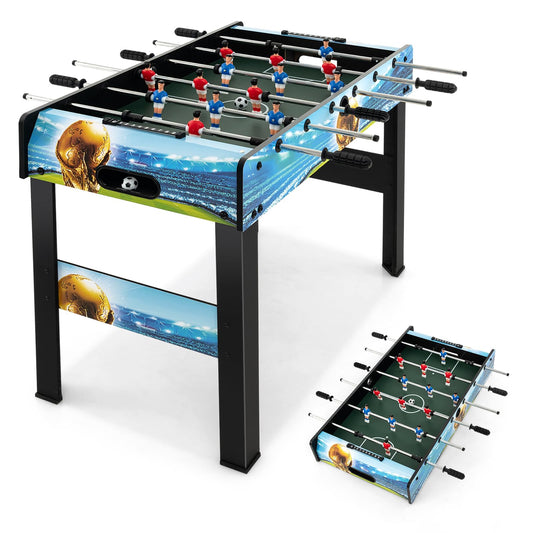 Foosball Table Game Set Adults & Kids Soccer Table for Family Activities
