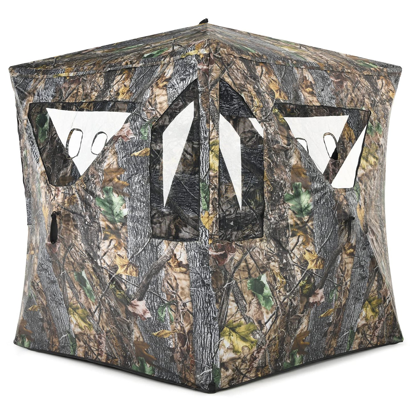 Portable Hunting Blind 3 Person Pop-up Ground Tent w/Gun Ports