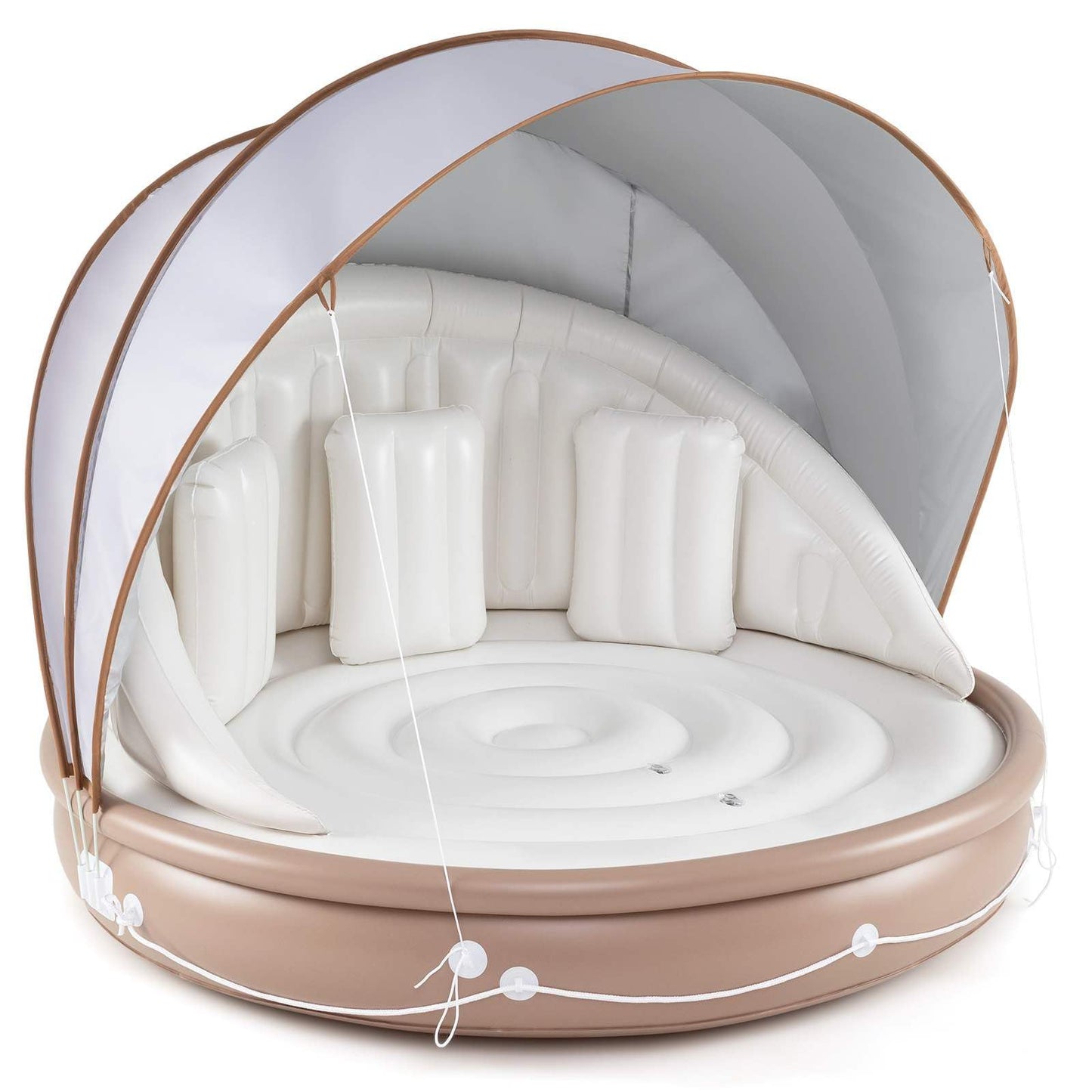 Inflatable Canopy Island w/Retractable & Removable Canopy SPF50+
