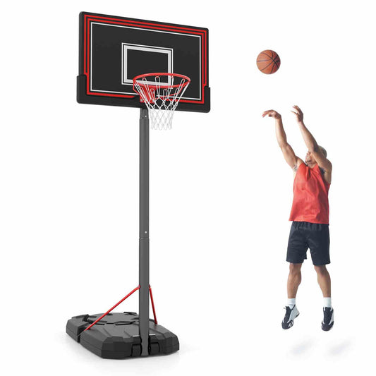 Portable Basketball Hoop with 110cm Shatterproof Backboard