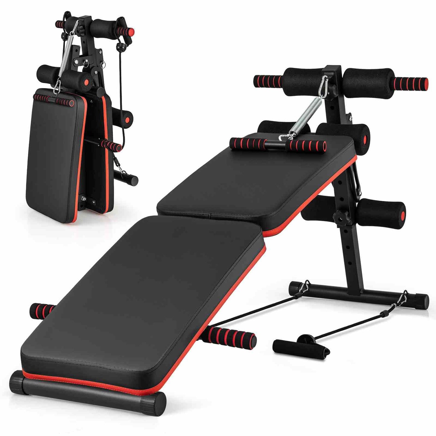 Multifunctional Sit up Bench 4 Position Adjustable Metal Workout Bench