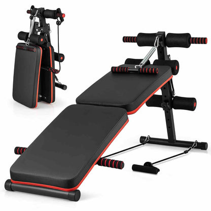 Multifunctional Sit up Bench 4 Position Adjustable Metal Workout Bench