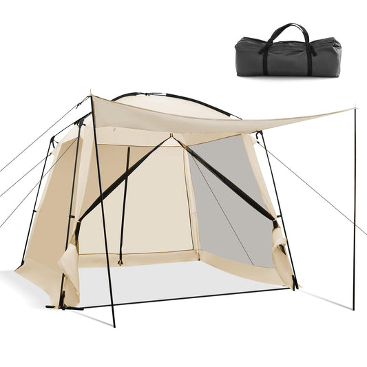 Screen Dome Camping Tent for 6-8 People Easy Setup