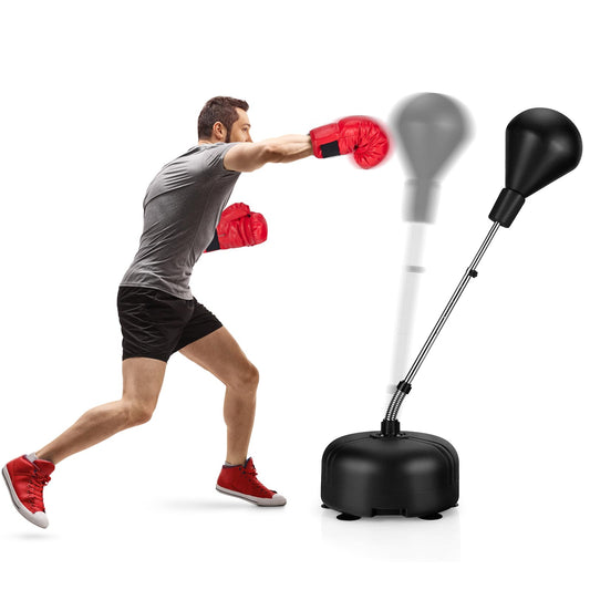 Punching Bag with Stand Speed Bag for Adults Kids