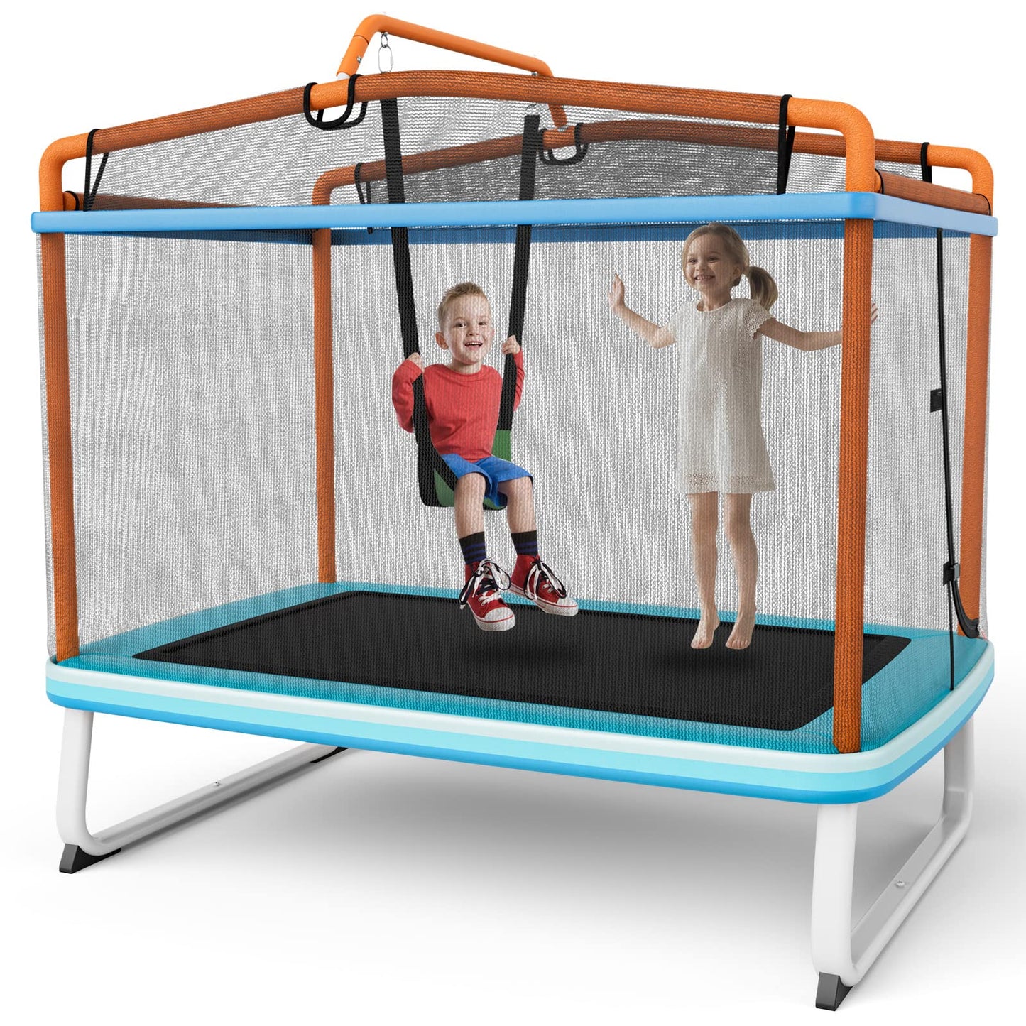 6FT Kids Recreational Trampoline for Boys & Girls Over 3 Years Old