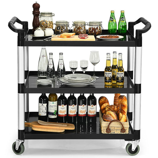Multifunctional Utility Cart with Humanized Handles for Office