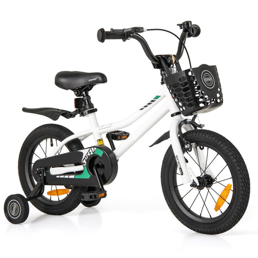 14 16 18 Inch Kids Bike with Training Wheels for Girls Boys