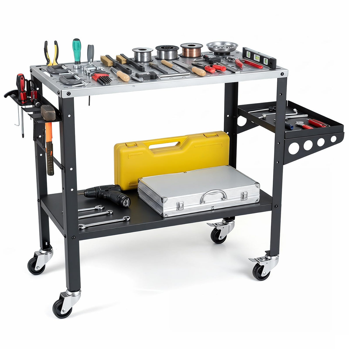 92cm x 46cm Welding Table with Tool Rack and Tray