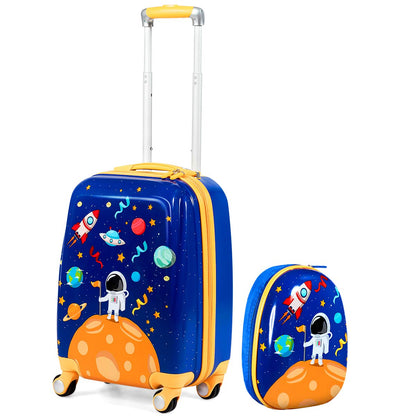 Kids Luggage Set with 4 Multidirectional wheels for Travel