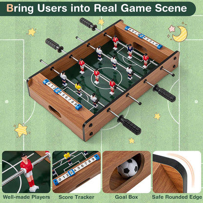 51cm Foosball Table with 2 Balls and 12 Players