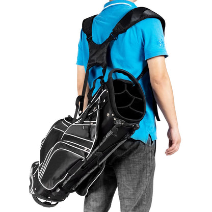 Stand Bag Golf Club Bag with 6 Way Organizer Divider Top