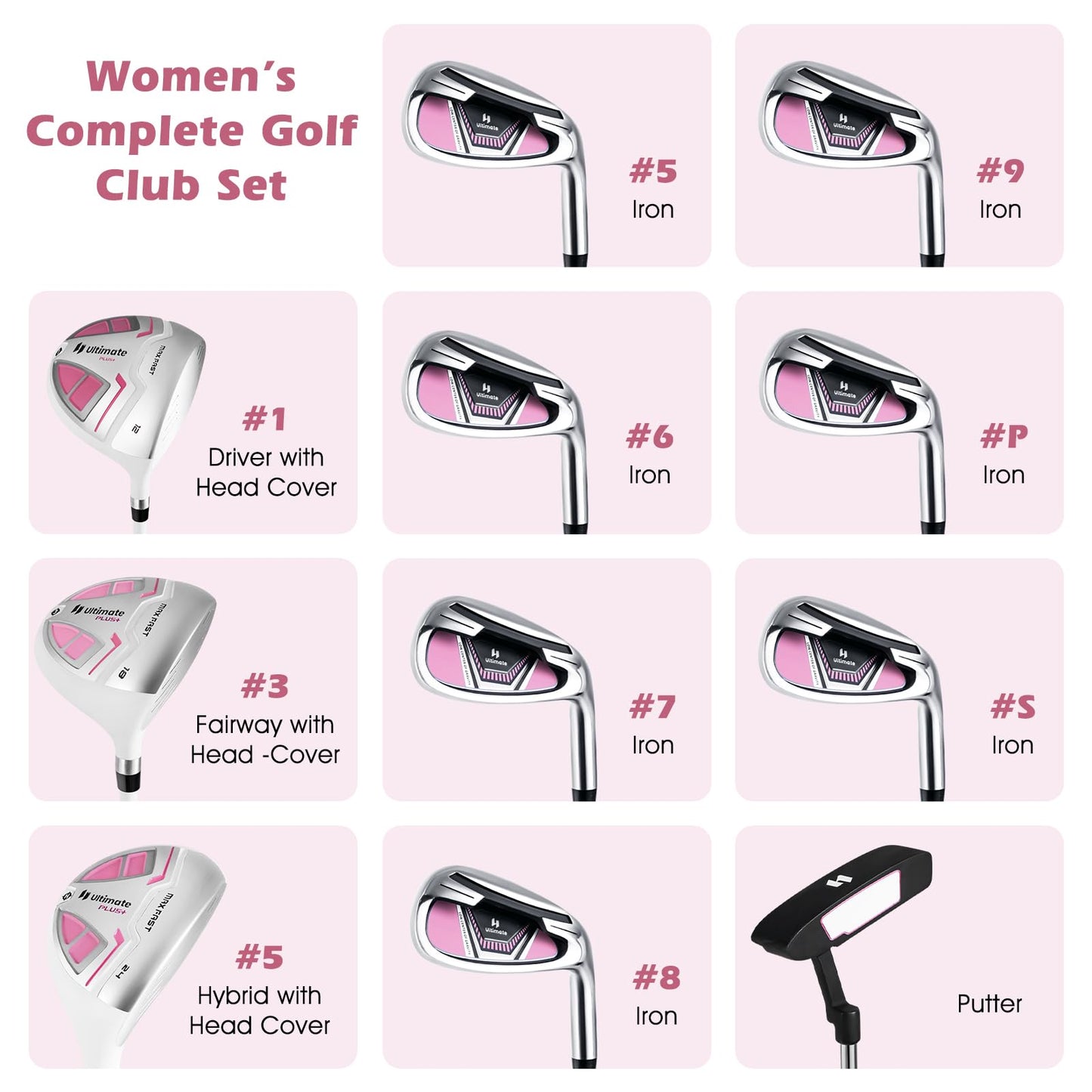 Women’s Complete Golf Club Set