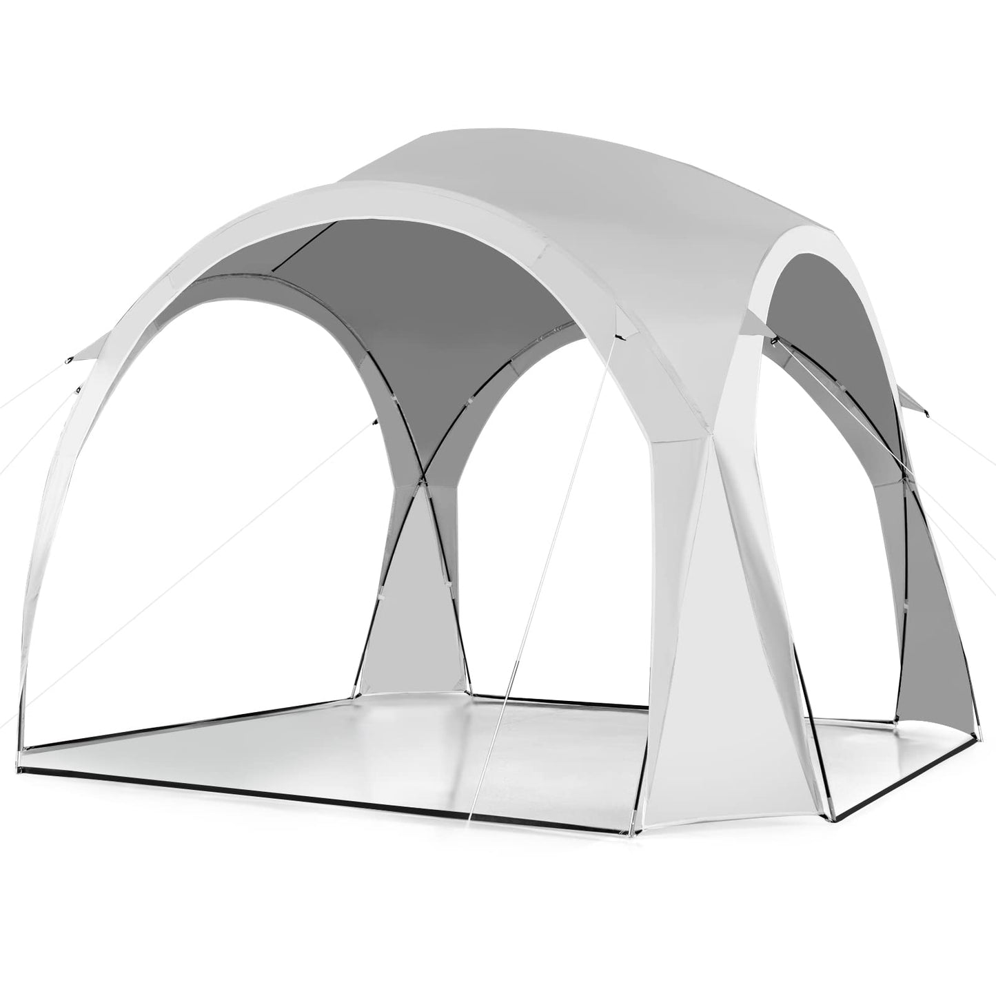 335cm x 335cm Large Sun Shelter for 6-8 People UPF50+ Beach Tent