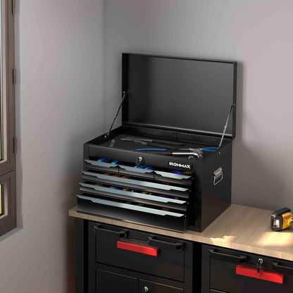 60 cm Tool Chest Case with 6 Drawers and Top Storage