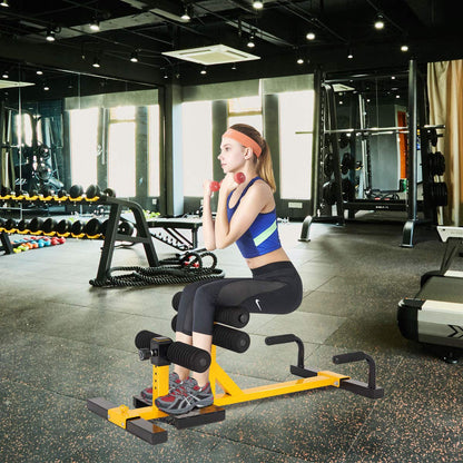 3-in-1 Sissy Squat Push Up Ab Workout Home Gym Sit Up Machine