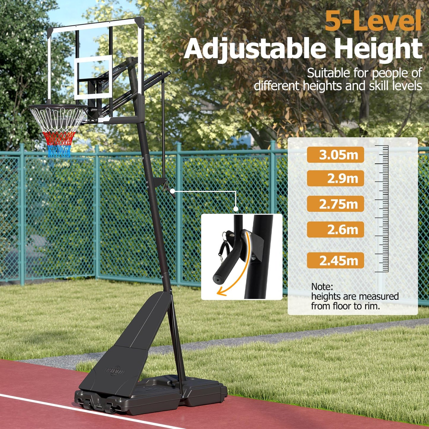 Portable Outdoor Basketball Hoop