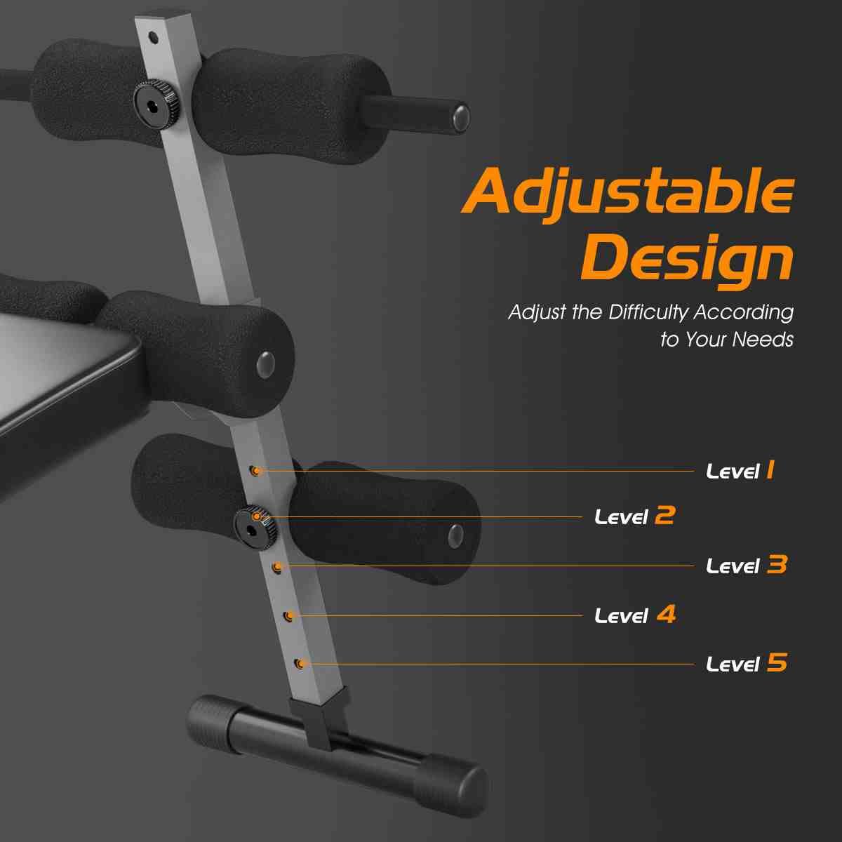 Adjustable Weight Bench Strength Training Bench for Full Body Workout