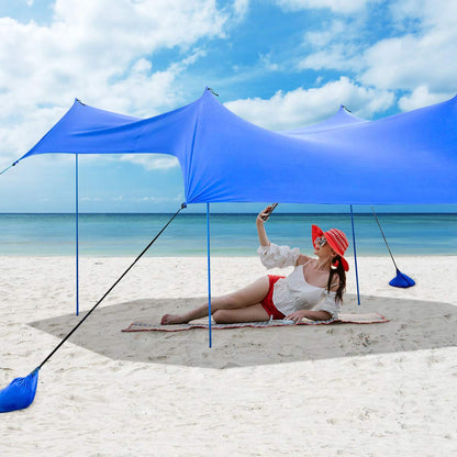3x2.8 M Beach Sunshade Sun Tent Portable Sun Shade Canopy