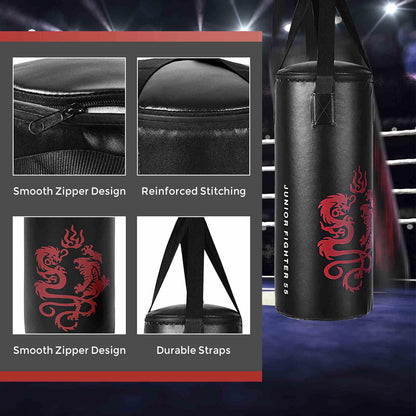 5 Pieces Kids Punching Bag Set Hanging Punching Set with Boxing Gloves