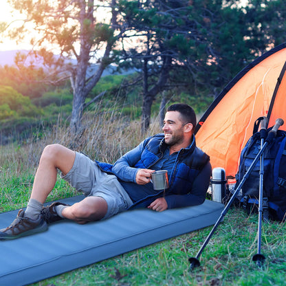Self Inflating Camping Sleeping Mat with 2-in-1 Pump Sack