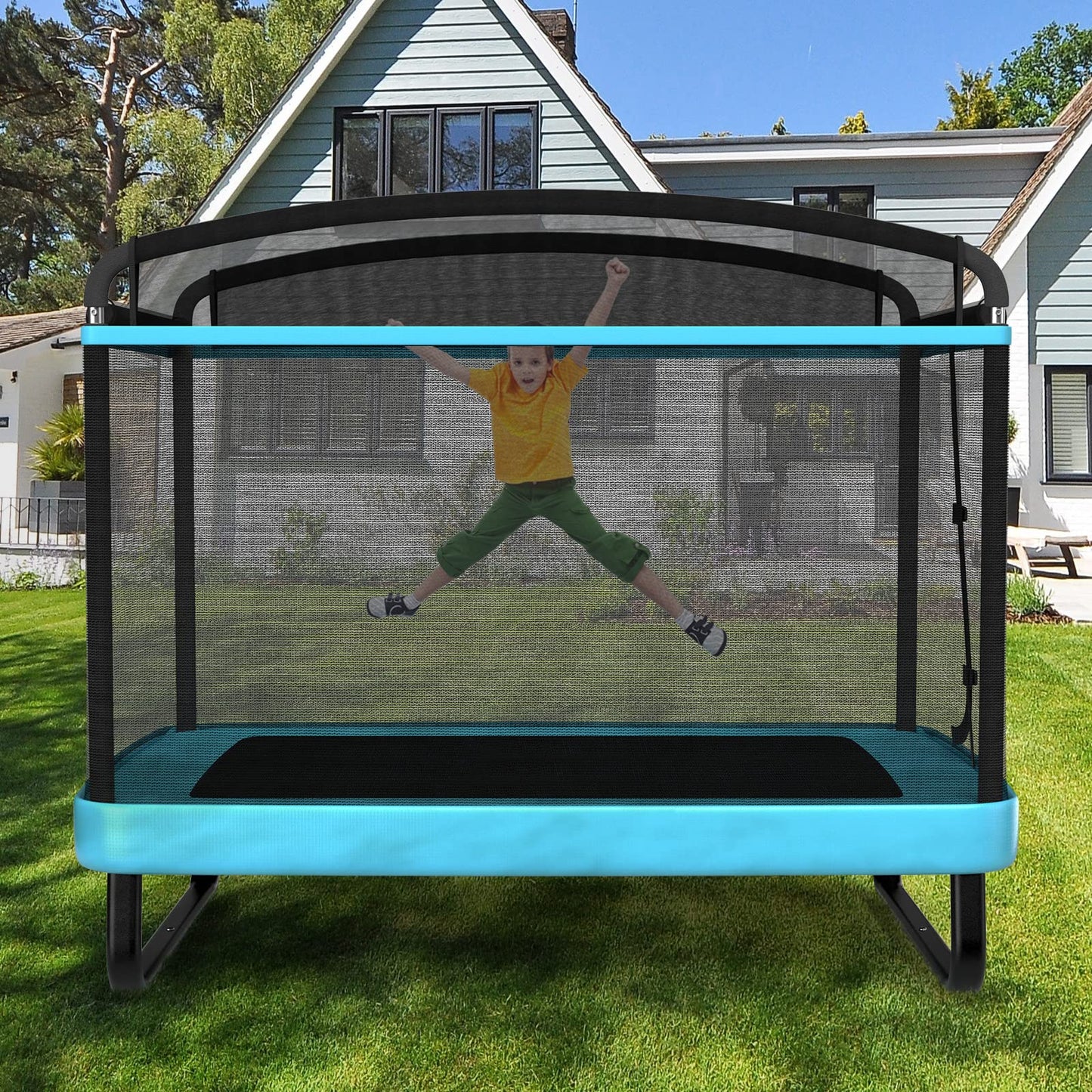 6FT Kids Recreational Trampoline for Boys & Girls Over 3 Years Old