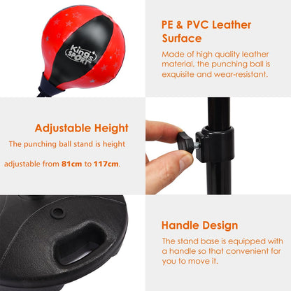 Punching Bag for Kids with Large Capacity Base for Children Over 3 Years
