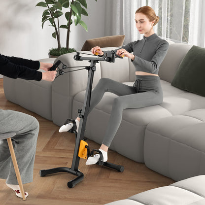 Hand Arm Leg and Knee Elderly Home Pedal Exercise Bike with Adjustable Handgrip