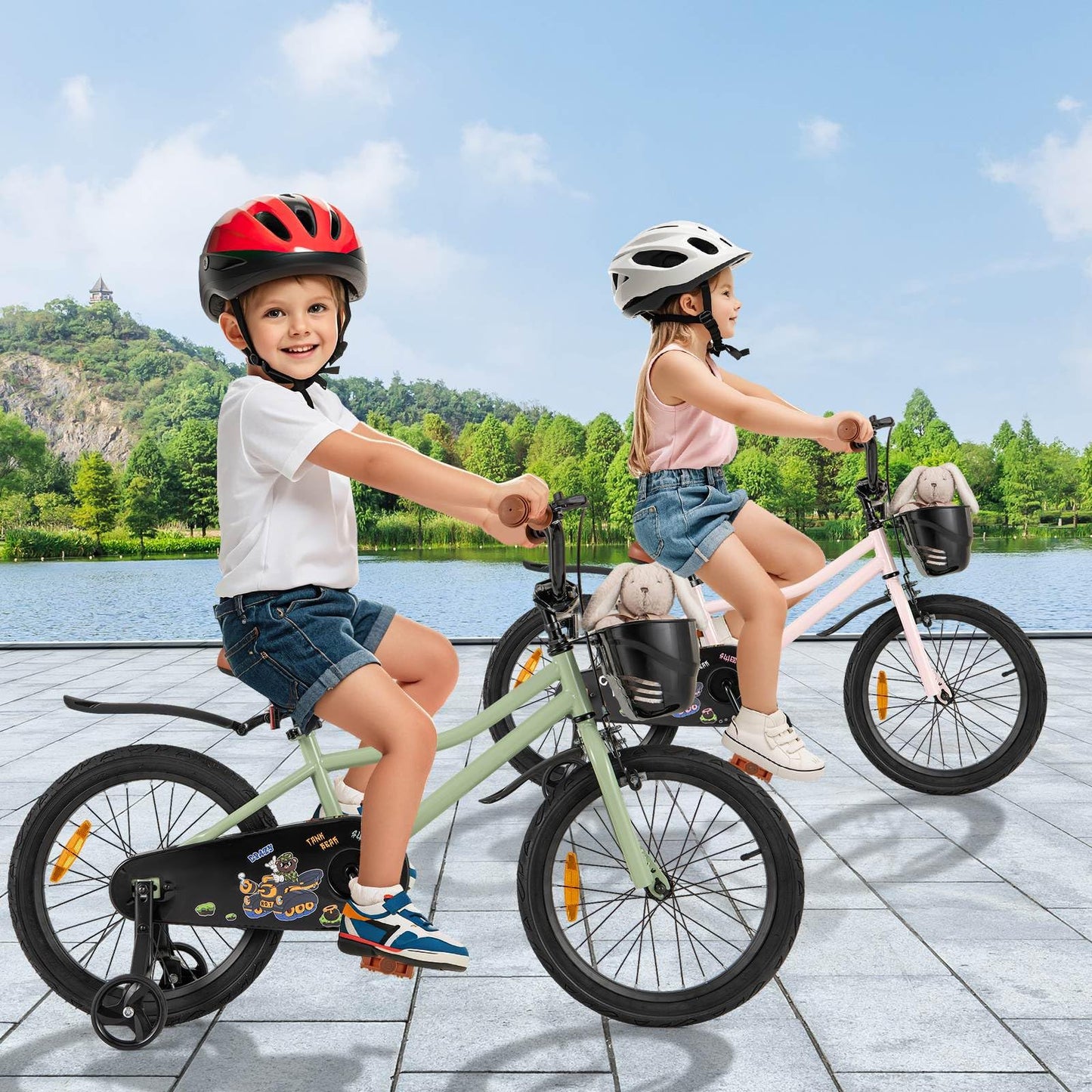 14 16 18 Inch Kids Bicycle for 3-8 Years Old