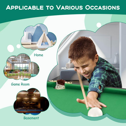 122 CM Folding Billiard/Pool Table Set w/Accessories