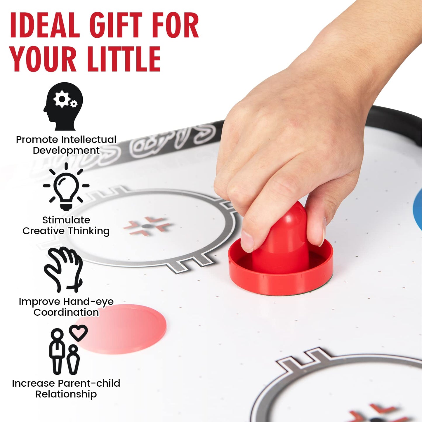 107cm Air Powered Hockey Table W/ 2 Pucks