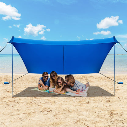 3x2.8 M Beach Sunshade Sun Tent Portable Sun Shade Canopy