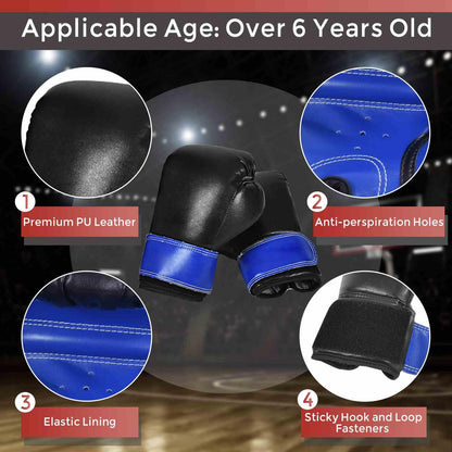 5 Pieces Kids Punching Bag Set Hanging Punching Set with Boxing Gloves