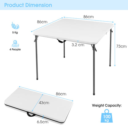 Folding Camping Table Portable Picnic Camp Table with Handle