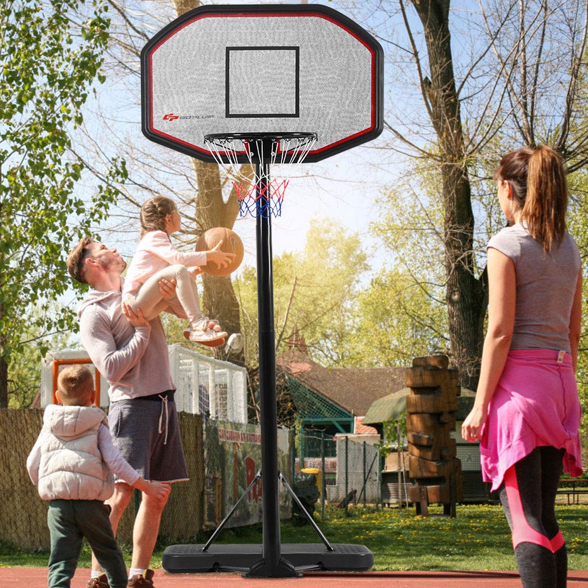 Portable Basketball Hoop 10 Ft Adjustable Height