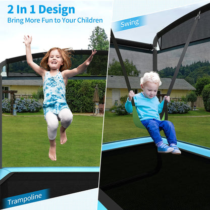 6FT Kids Recreational Trampoline for Boys & Girls Over 3 Years Old