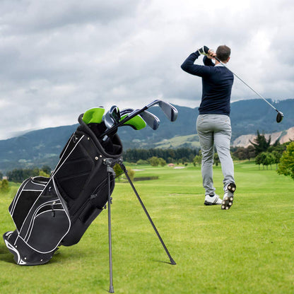 Stand Bag Golf Club Bag with 6 Way Organizer Divider Top