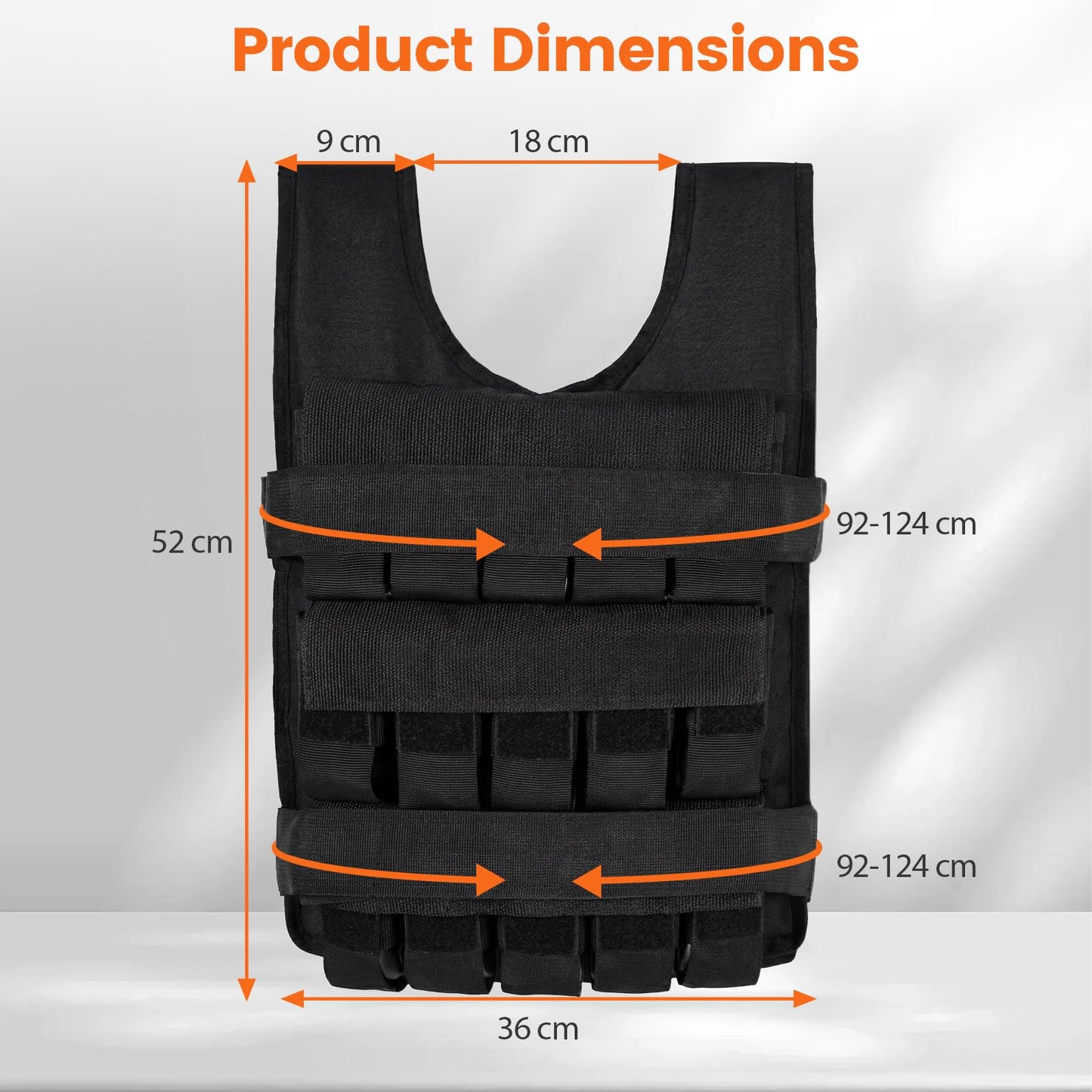 Adjustable Weighted Vest for Men and Women for Strength Training and Running