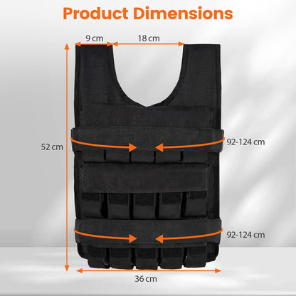 Adjustable Weighted Vest for Men and Women for Strength Training and Running